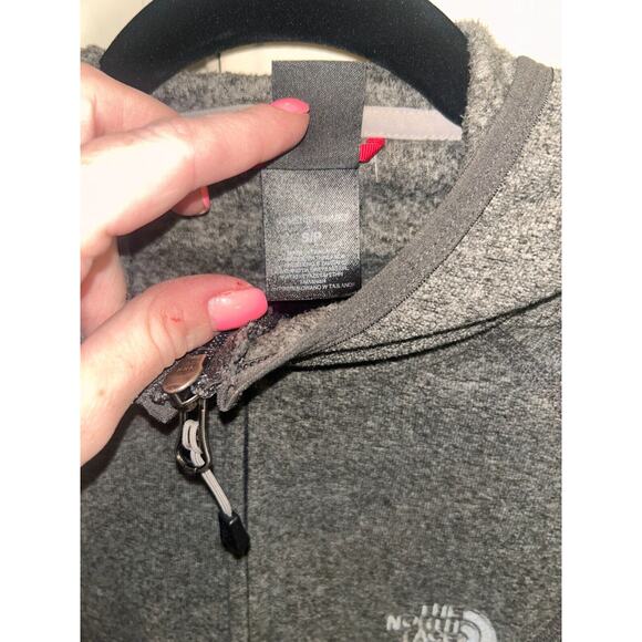 The North Face Women's Grey Fleece Zip up Jacket Small 2-6 BOGO - Picture 4 of 5